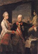 Pompeo Batoni Emperor Foseph II and Grand Duke Pietro Leopoldo of Tusany oil painting artist